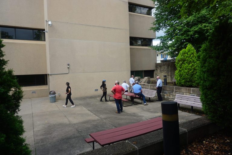 Monroe County Courthouse Team Safely Meets with Steering Committee