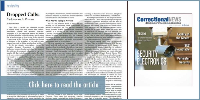 Dropped Calls: Cellphones in Prisons