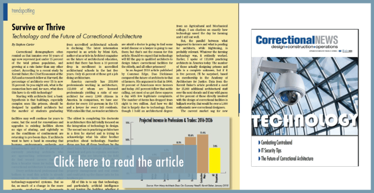 Survive or Thrive: Technology and the Future of Correctional Architecture